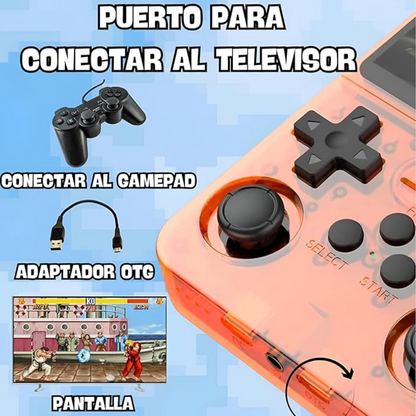 Consola de juegos portátil Retro con mas de 15000 juegos.